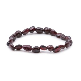 Bracelet de Pierre de Grenat rouge Almandin