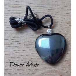 Pendentif coeur en Hématite