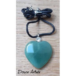 Pendentif coeur en Aventurine