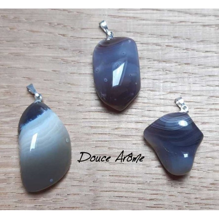 Pendentif Agate Botswana