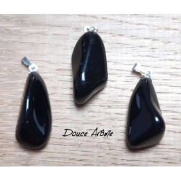 Pendentif Obsidienne noire