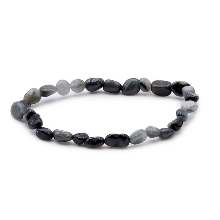Bracelet de Pierre de Tourmaline Oeil de chat