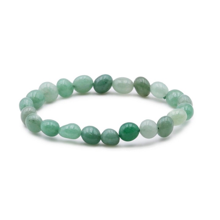 Bracelet de Pierre d'Aventurine verte