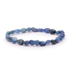Bracelet de Pierre de Cyanite Bleue