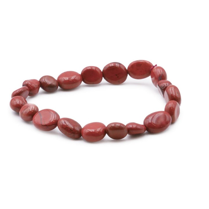 Bracelet de Pierre de Jaspe rouge