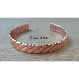 Bracelet magnétique en cuivre