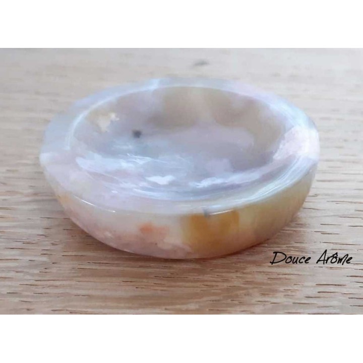 Coupelle en Agate Fleur