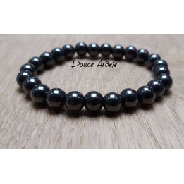 Bracelet magnétique en Hématite