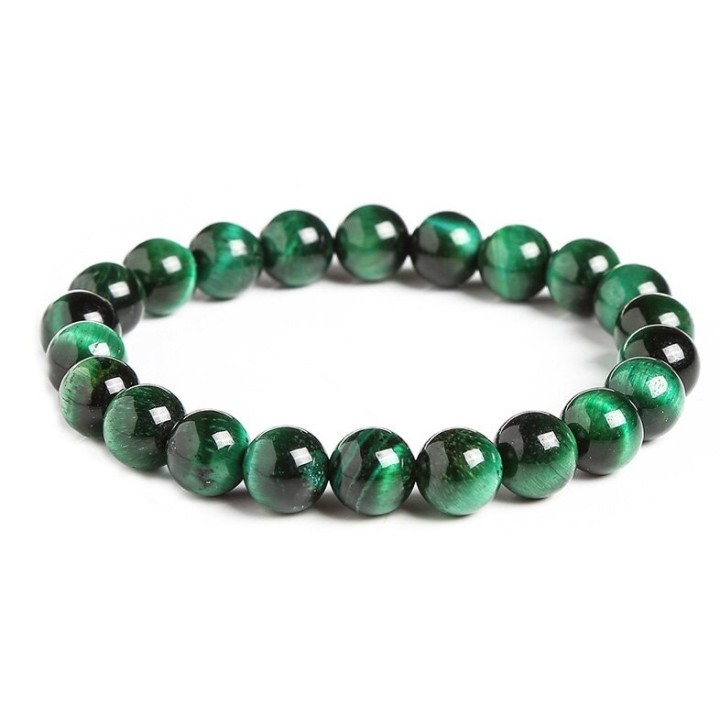 Bracelet d'Oeil du tigre Vert