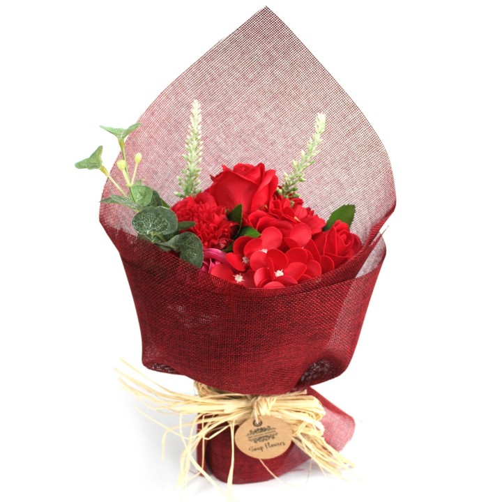 Bouquet de fleurs de savon parfumées