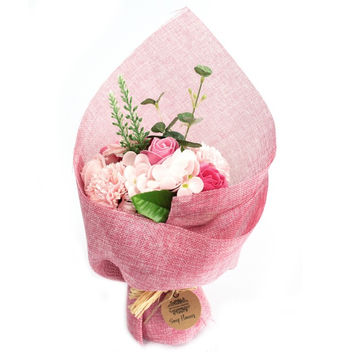 Bouquet de fleurs de savon parfumées