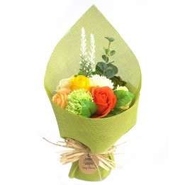 Bouquet de fleurs de savon parfumées