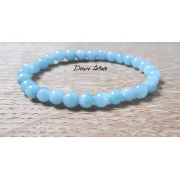 Bracelet de Calcédoine Bleue