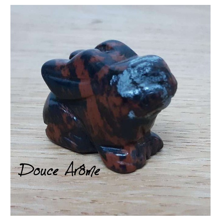Lapin en Obsidienne Mahogany