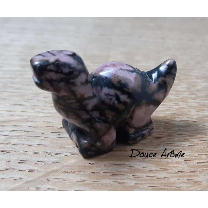 Dinosaure en Rhodonite