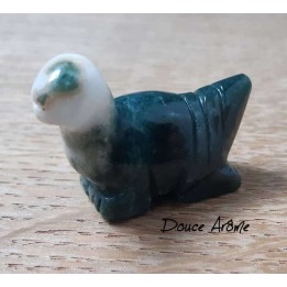 Dinosaure en Agate mousse