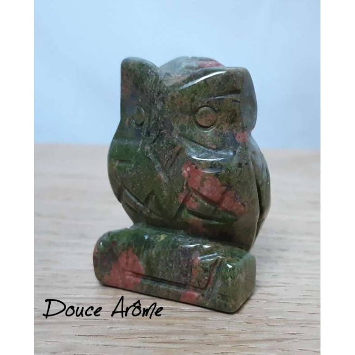 Chouette en Unakite