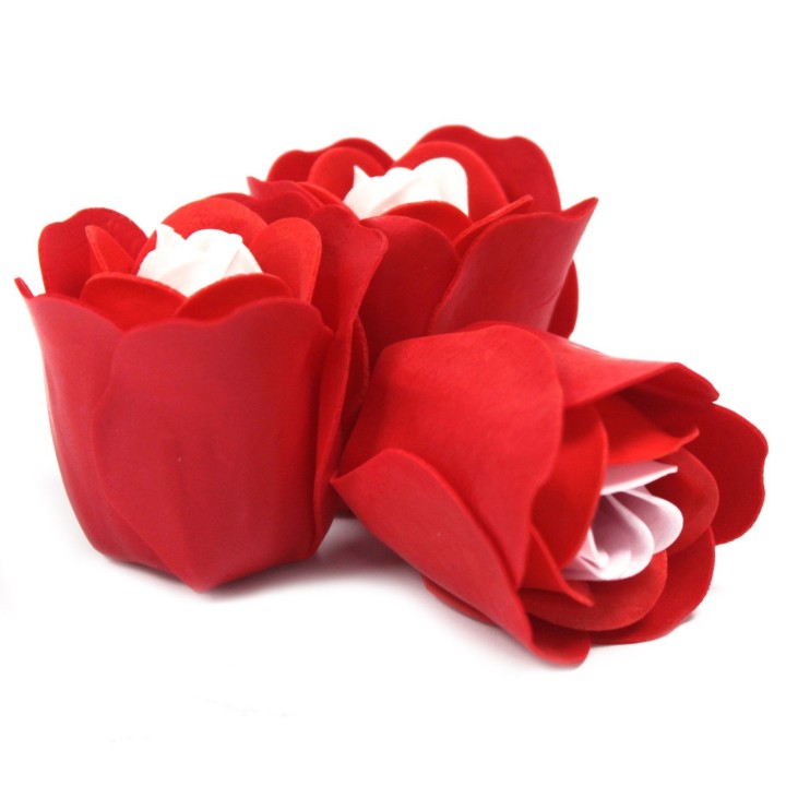 Coffret de Roses de bain - Rouge