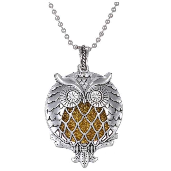 Pendentif Diffuseur d'huiles essentielles  - Chouette