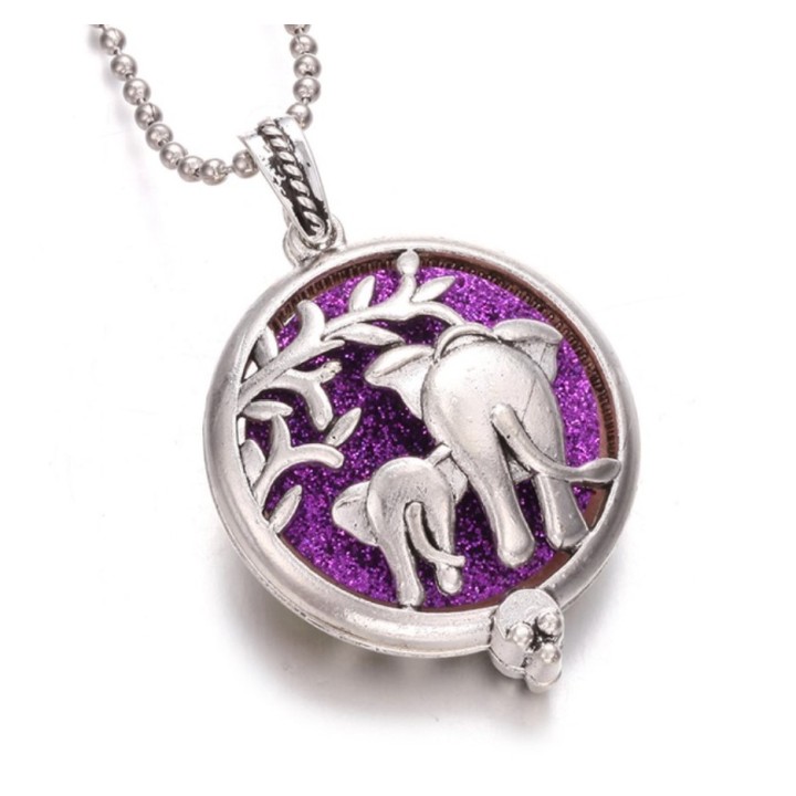 Pendentif Diffuseur d'huiles essentielles  - Elephants