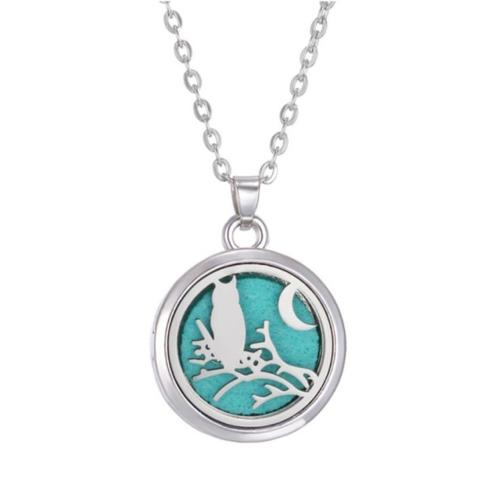 Pendentif Diffuseur d'huiles essentielles  - Chouette