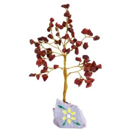 Arbre de Vie / Arbre à gemmes - Jaspe Rouge