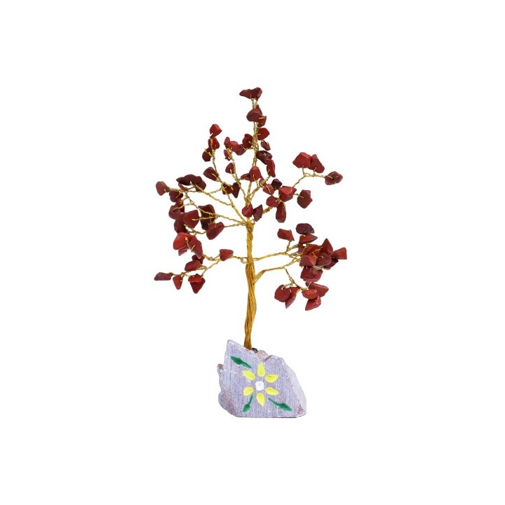 Arbre de Vie / Arbre à gemmes - Jaspe Rouge