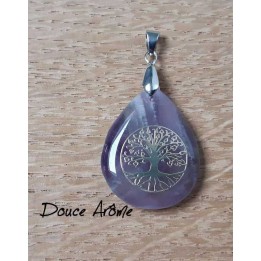 Pendentif Arbre de vie Améthyste