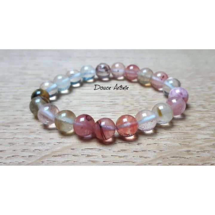 Bracelet de Tourmaline Melon d'eau