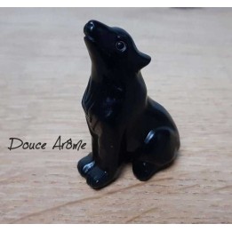 Loup en Obsidienne noire