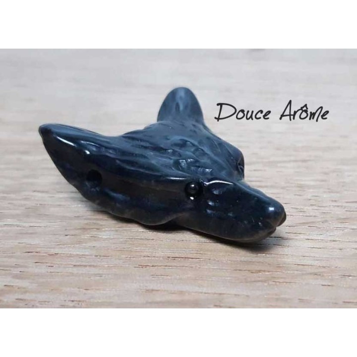 Loup en Obsidienne noire
