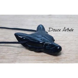 Loup en Obsidienne noire