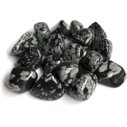Obsidienne Flocons de neige