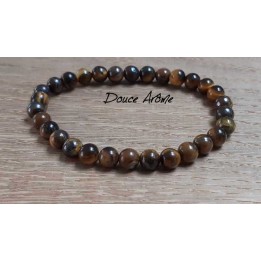 Bracelet d'Oeil du tigre Doré