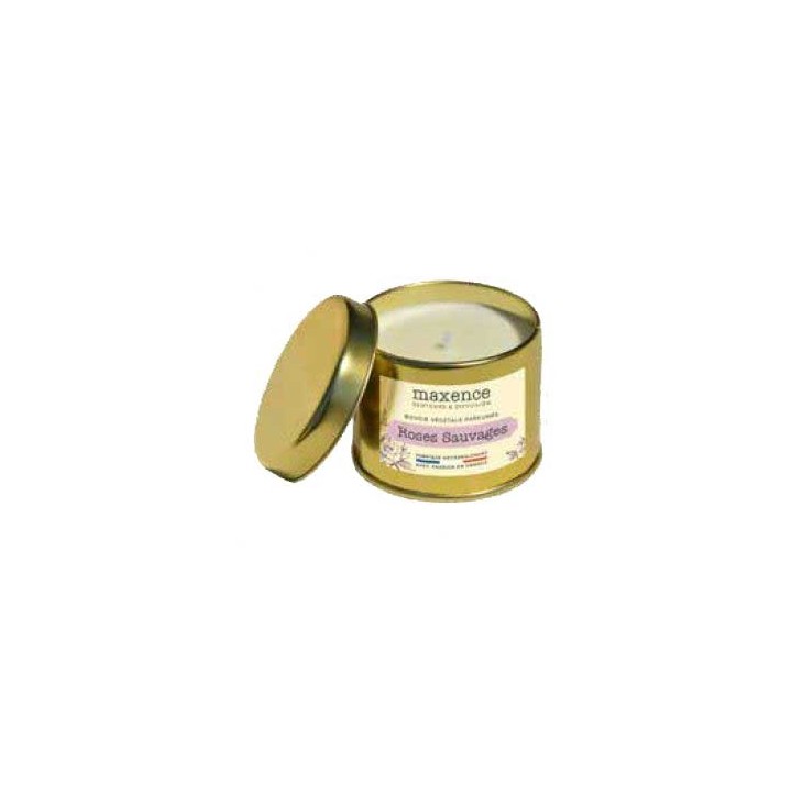 Bougie végétale parfumée - Roses sauvages