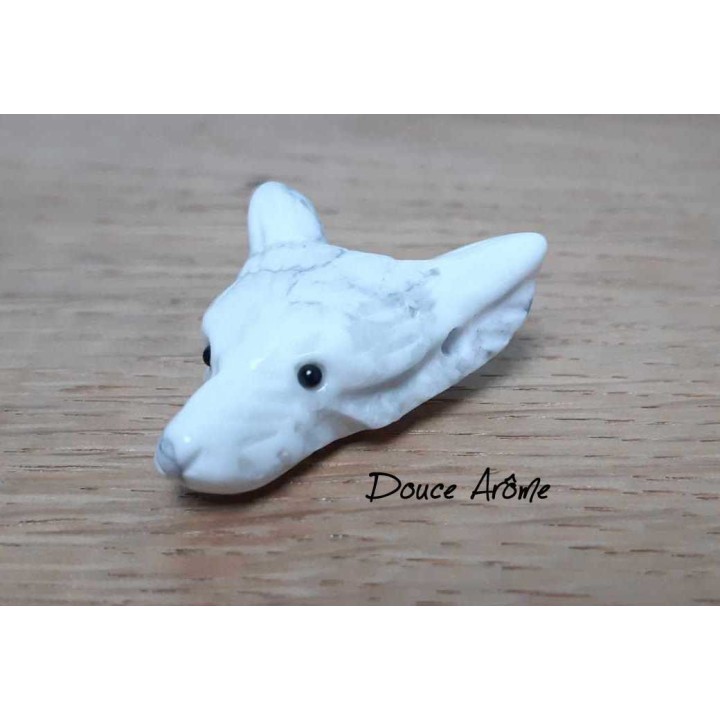 Loup en Howlite