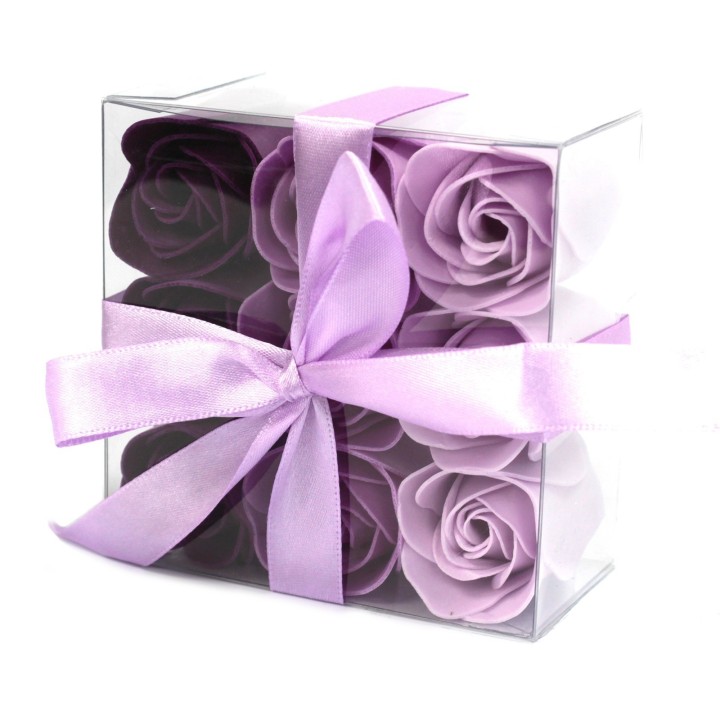 Coffret de Roses de bain -  Violet