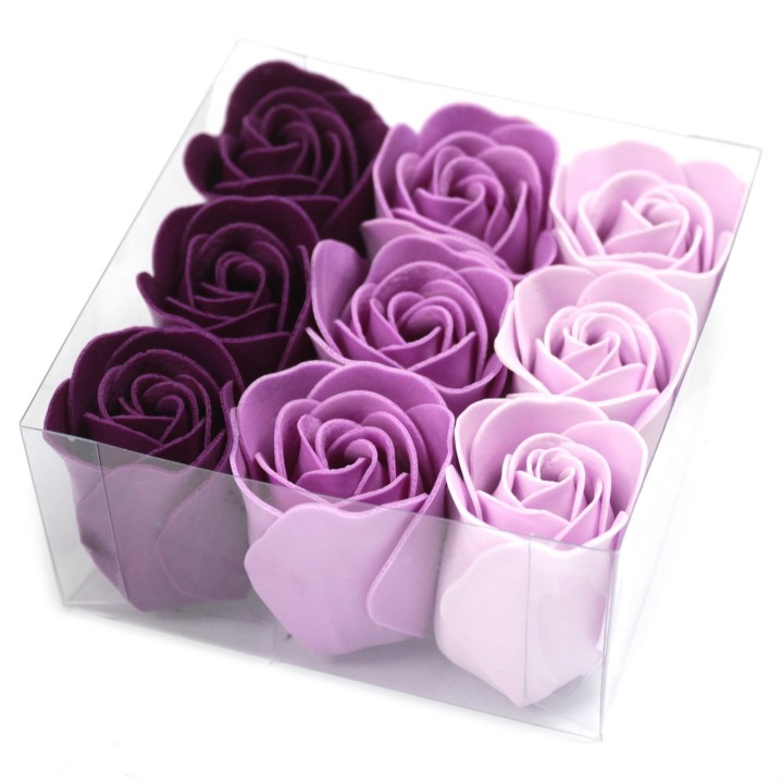 Coffret de Roses de bain -  Violet