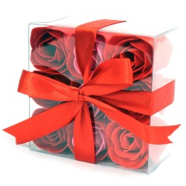 Coffret de Roses de bain -  Rouge