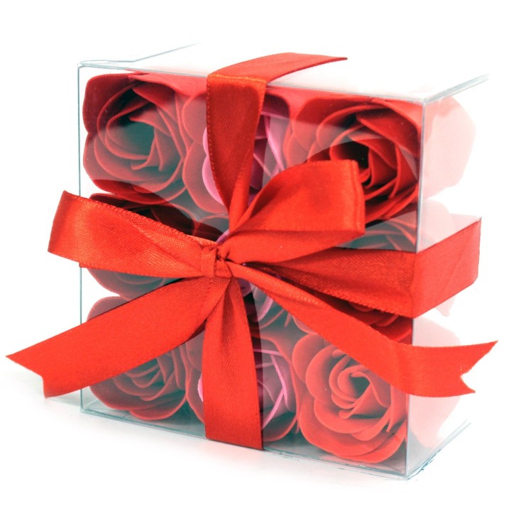 Coffret de Roses de bain -  Rouge