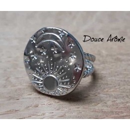 Bague Astres Soleil/Lune