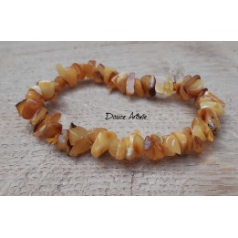Bracelet en Eclats de Pierre d'Ambre