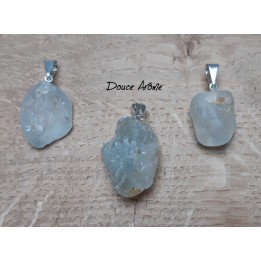 Pendentif Topaze Bleue