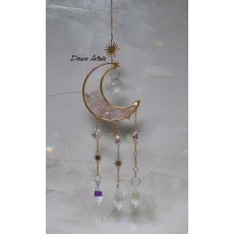 Capteur de Soleil - Demi-Lune Quratz Rose