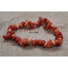 Bracelet en Eclats de Pierre Cornaline
