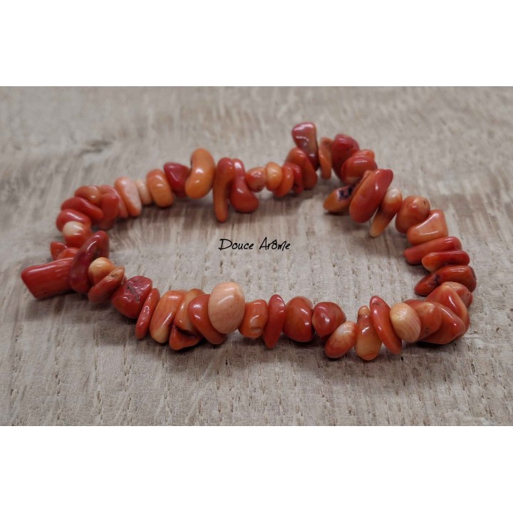 Bracelet en Eclats de Pierre Cornaline