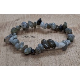 Bracelet en Eclats de Pierre de Labradorite
