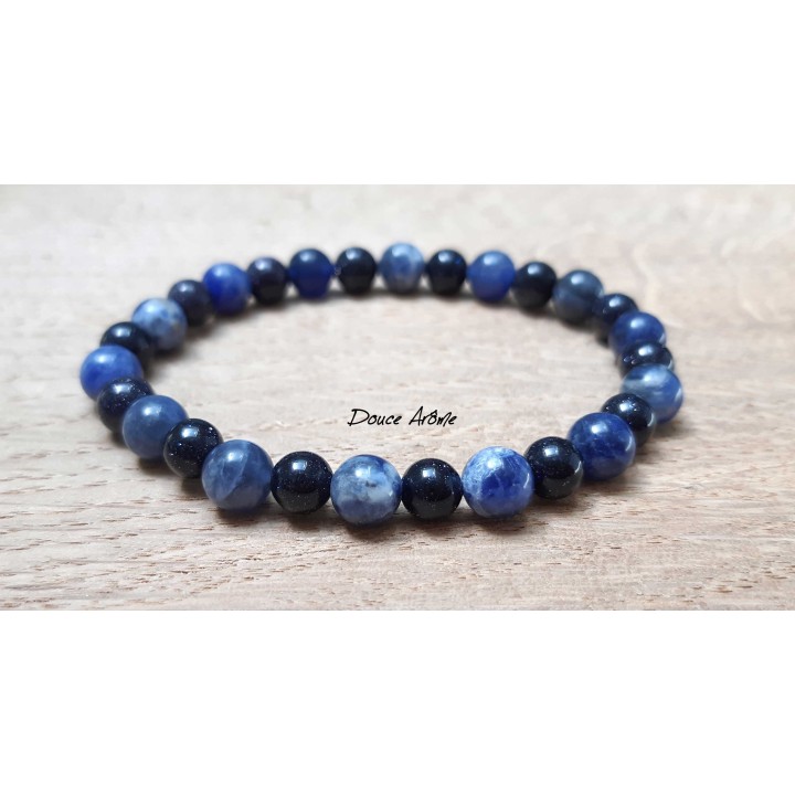 Bracelet de Sodalite & Bluestone