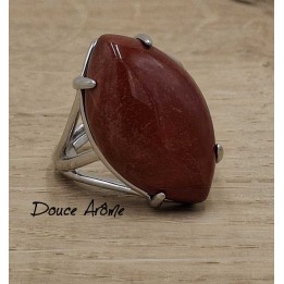 Bague de Jaspe rouge