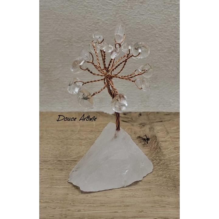 Arbre de Vie / Arbre à gemmes en Cristal de roche